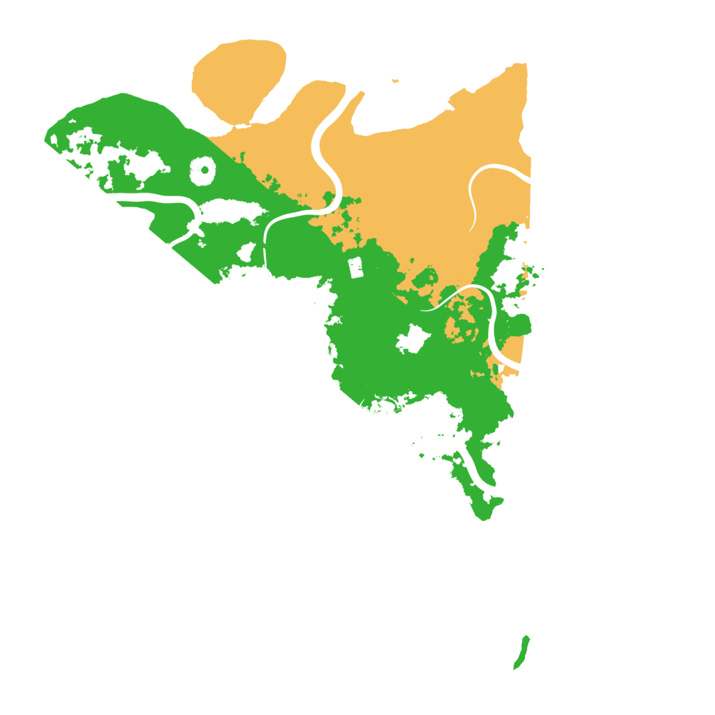 Biome Rust Map: Procedural Map, Size: 3800, Seed: 60