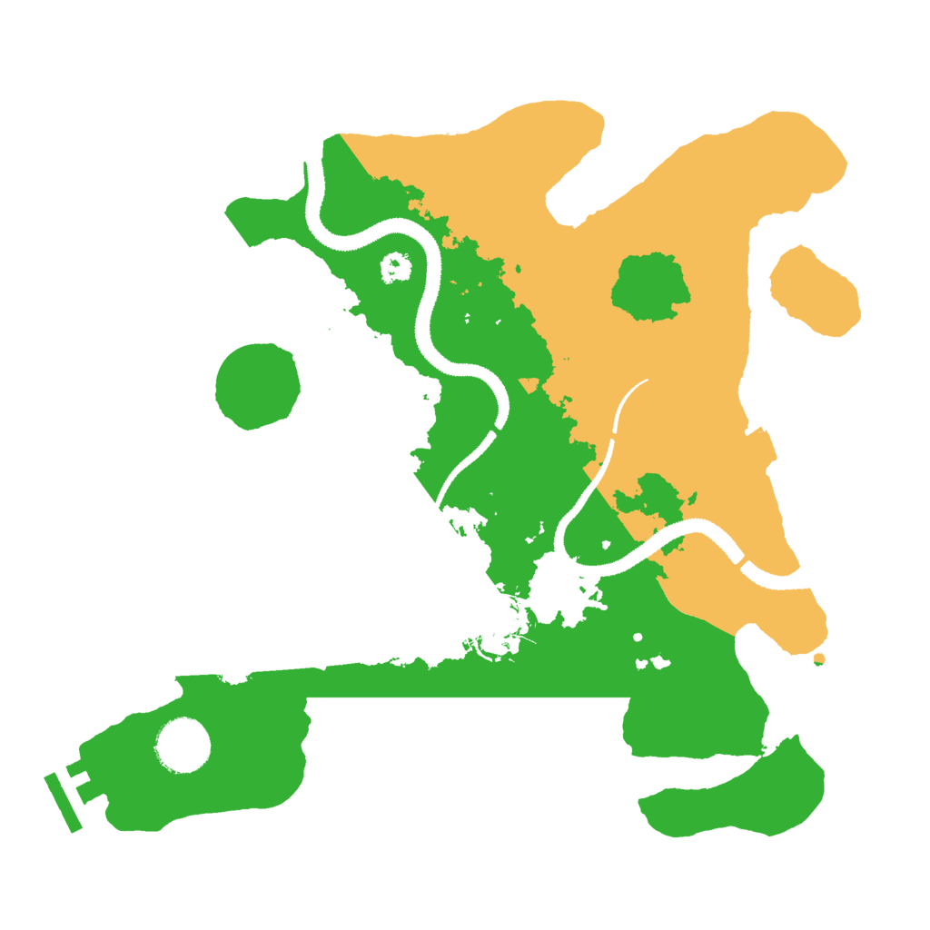 Biome Rust Map: Procedural Map, Size: 3000, Seed: 956876296