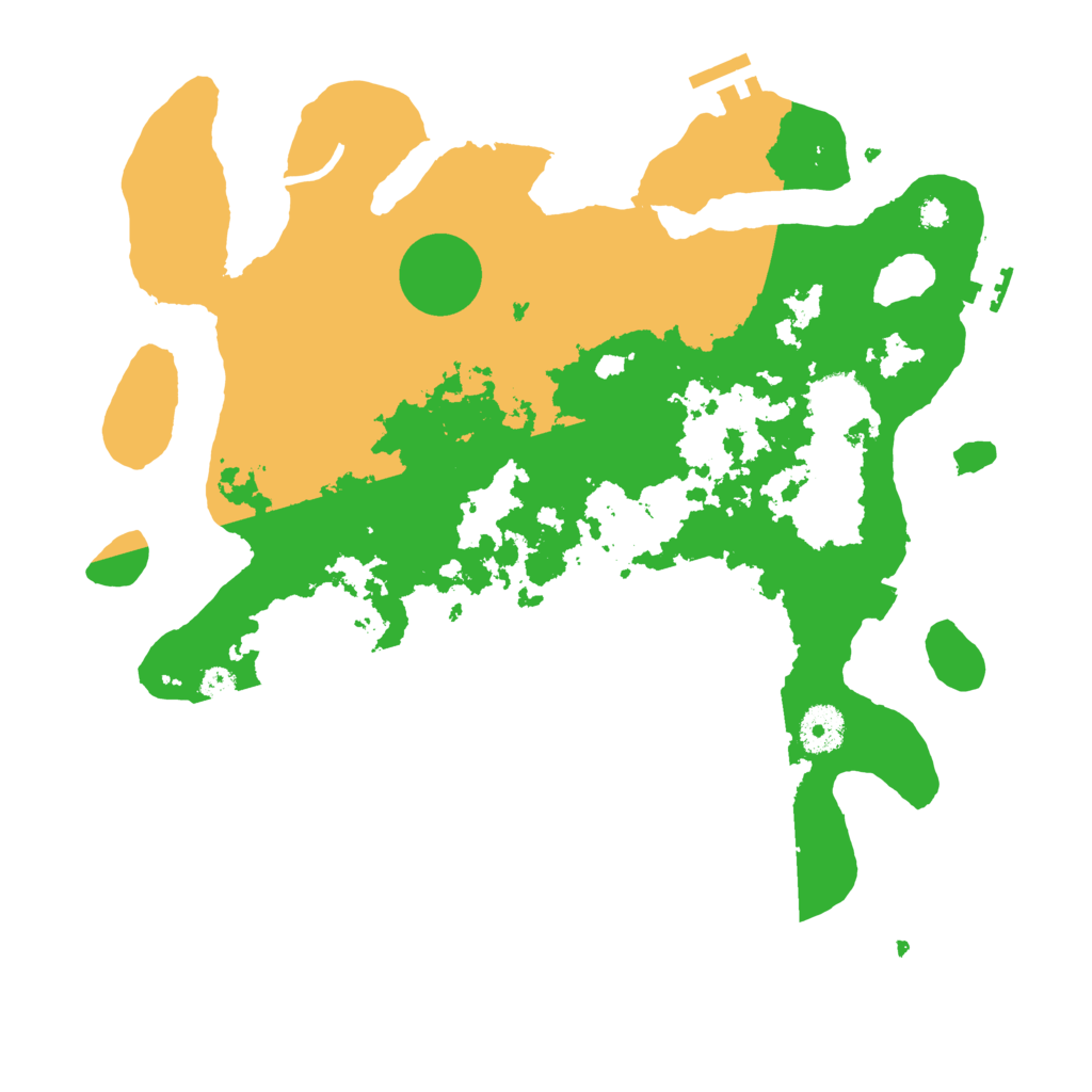 Biome Rust Map: Procedural Map, Size: 3500, Seed: 2916560