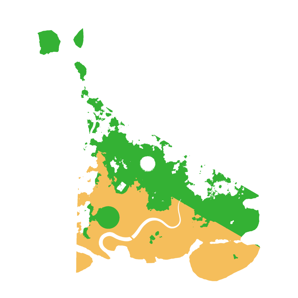 Biome Rust Map: Procedural Map, Size: 3500, Seed: 1123