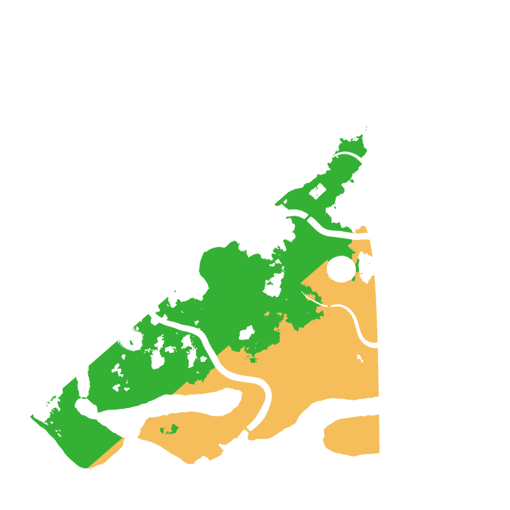 Biome Rust Map: Procedural Map, Size: 3500, Seed: 764678