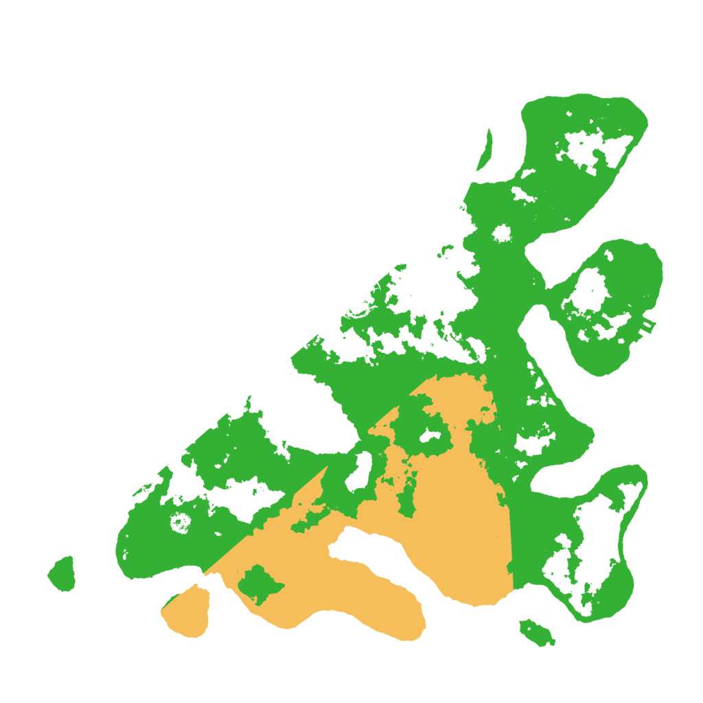 Biome Rust Map: Procedural Map, Size: 3500, Seed: 764678