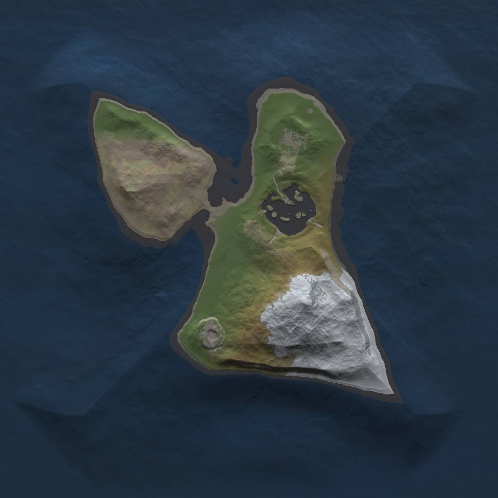 Rust Map: Barren, Size: 1500, Seed: 712372, 3 Monuments