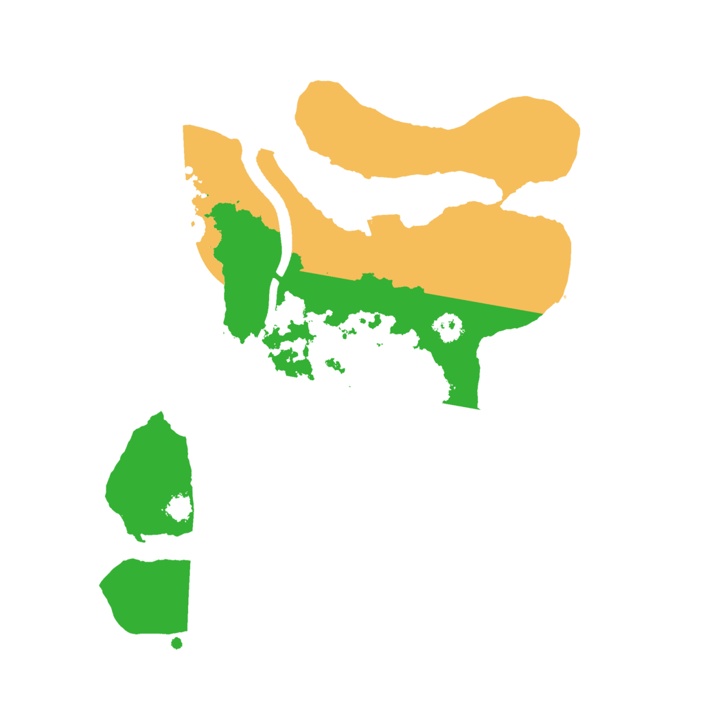 Biome Rust Map: Procedural Map, Size: 2500, Seed: 1247774129