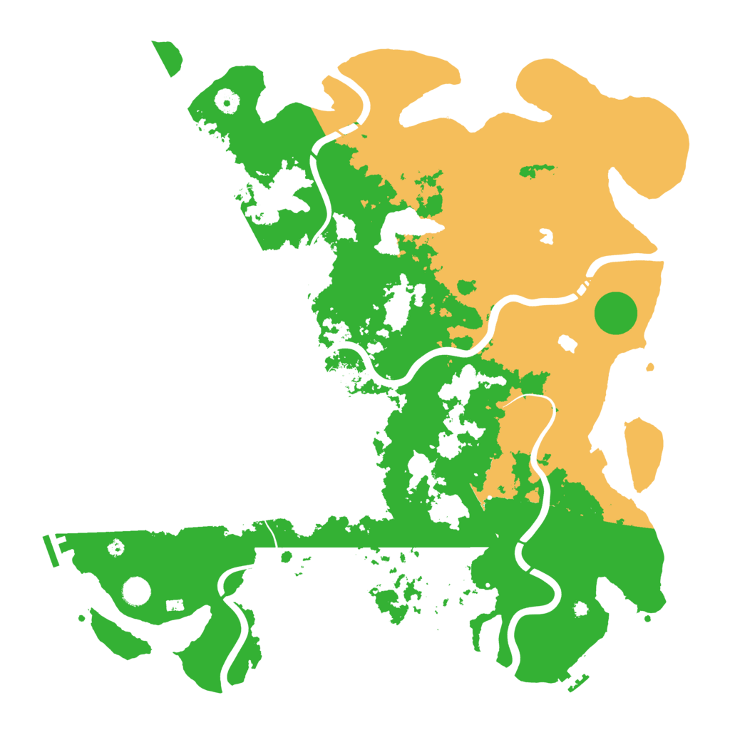 Biome Rust Map: Procedural Map, Size: 4500, Seed: 5990160