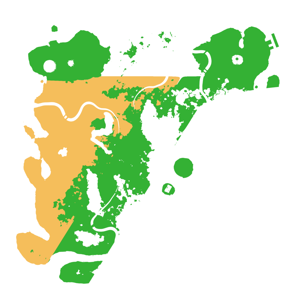 Biome Rust Map: Procedural Map, Size: 4300, Seed: 19