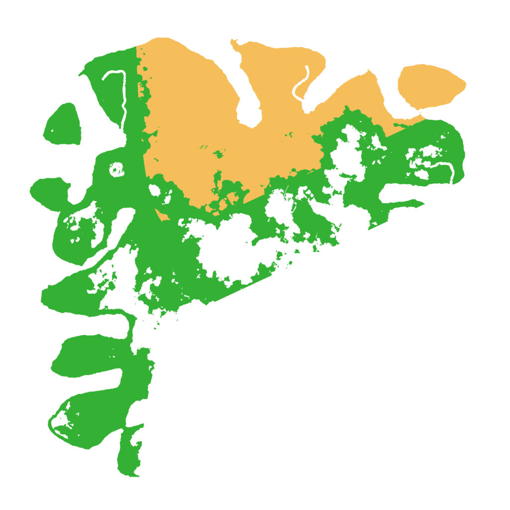 Biome Rust Map: Procedural Map, Size: 3500, Seed: 984133302