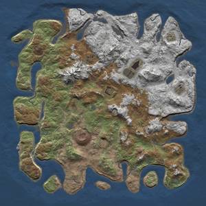 Thumbnail Rust Map: Procedural Map, Size: 5000, Seed: 333, 16 Monuments