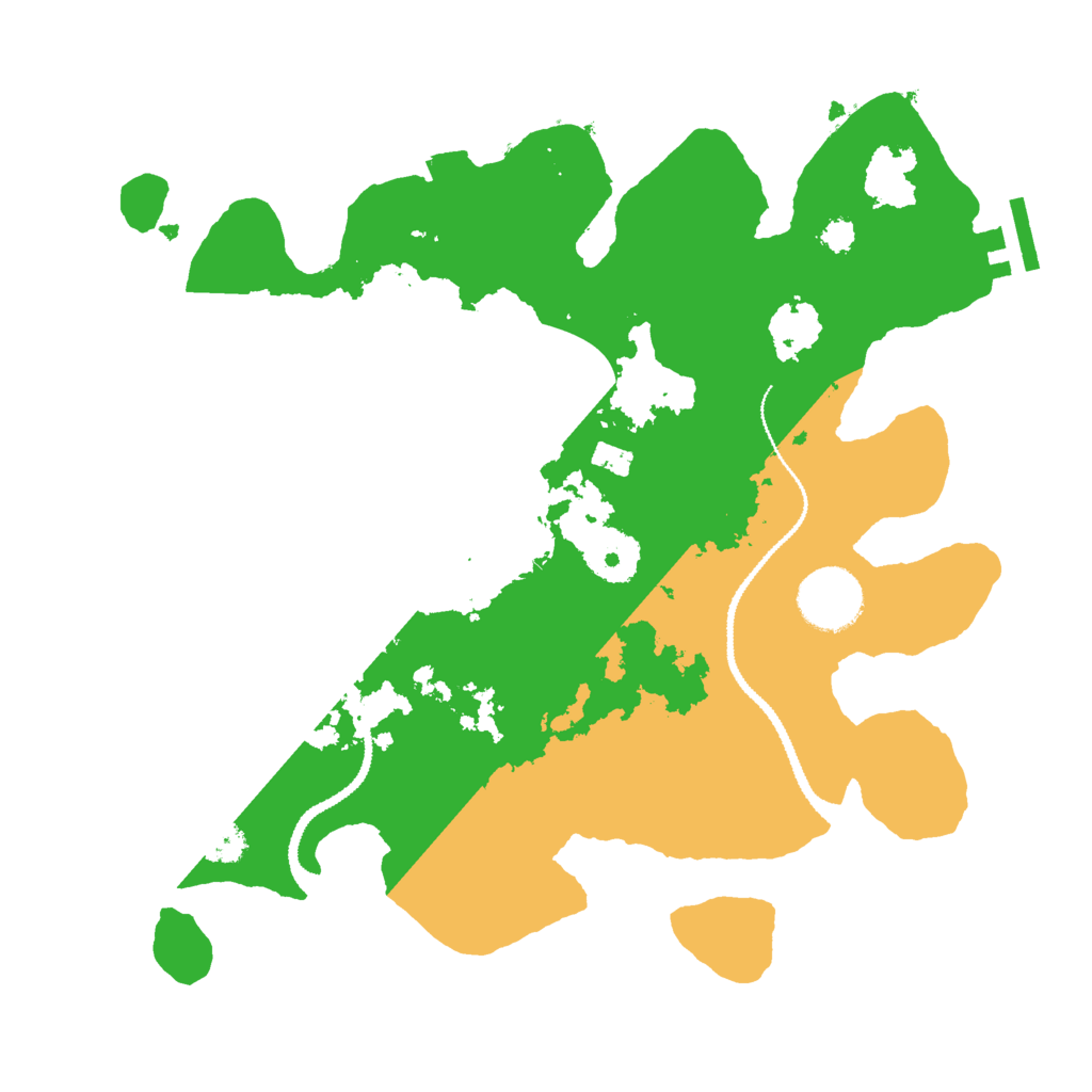 Biome Rust Map: Procedural Map, Size: 3000, Seed: 138408333