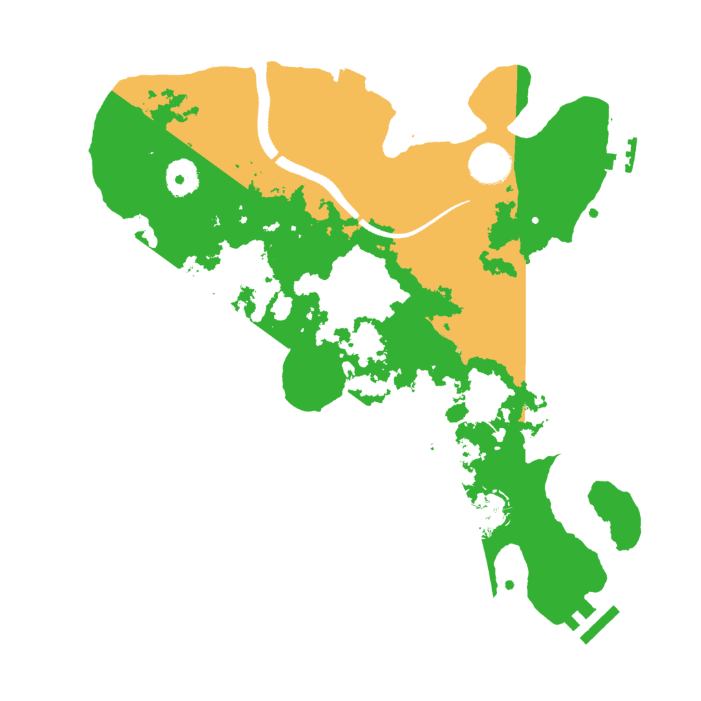 Biome Rust Map: Procedural Map, Size: 3000, Seed: 945614458