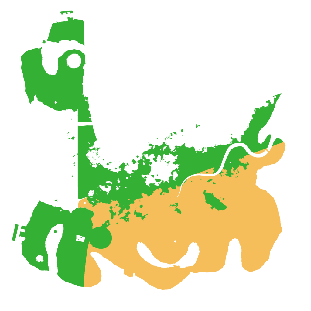 Biome Rust Map: Procedural Map, Size: 3800, Seed: 916434