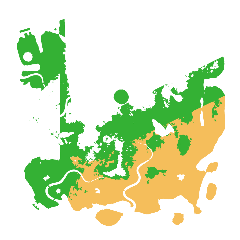 Biome Rust Map: Procedural Map, Size: 4500, Seed: 62