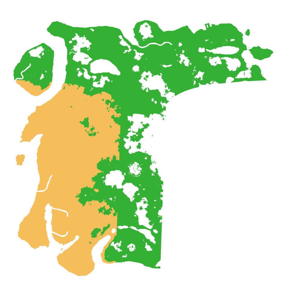 Biome Rust Map: Procedural Map, Size: 4000, Seed: 42860