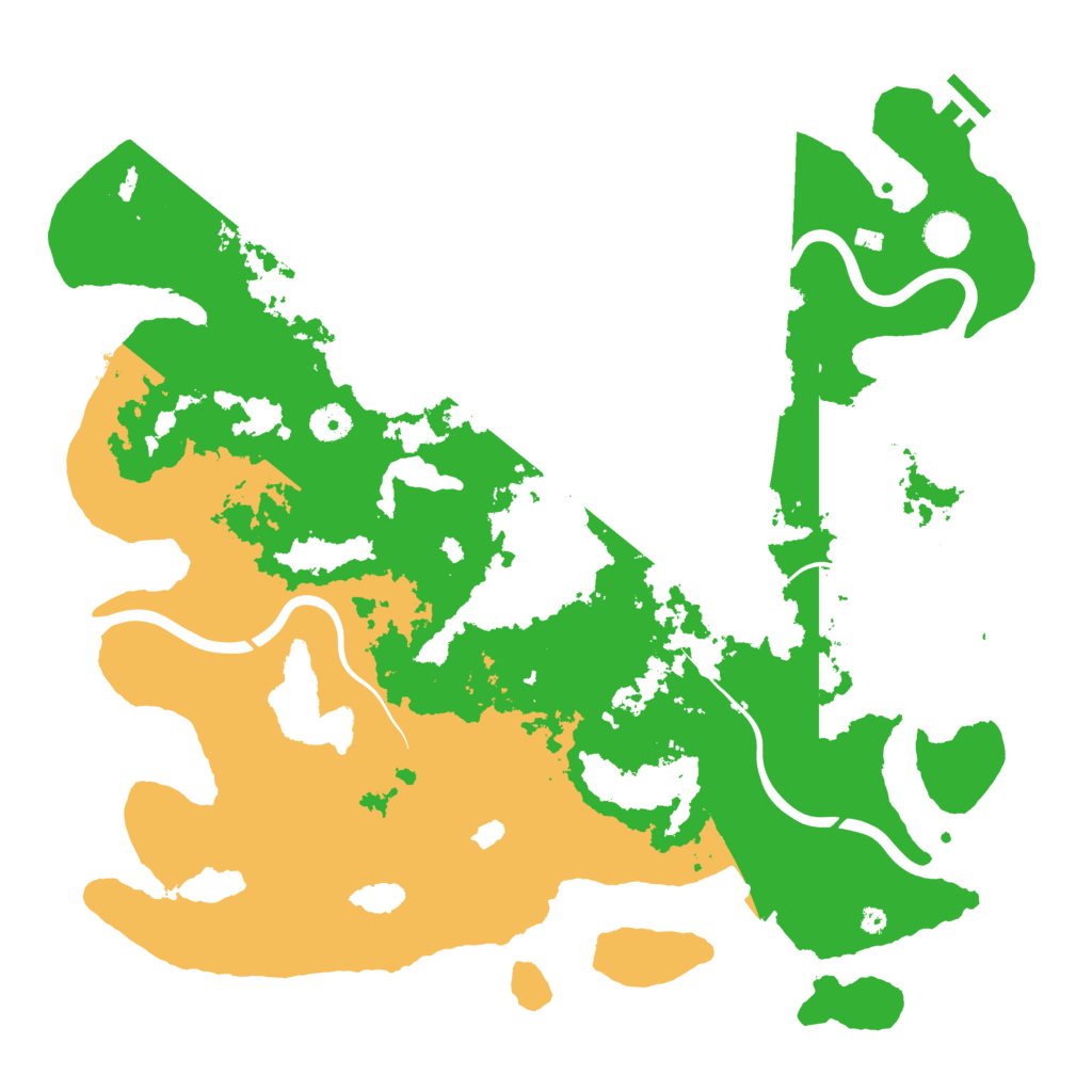 Biome Rust Map: Procedural Map, Size: 4200, Seed: 492010