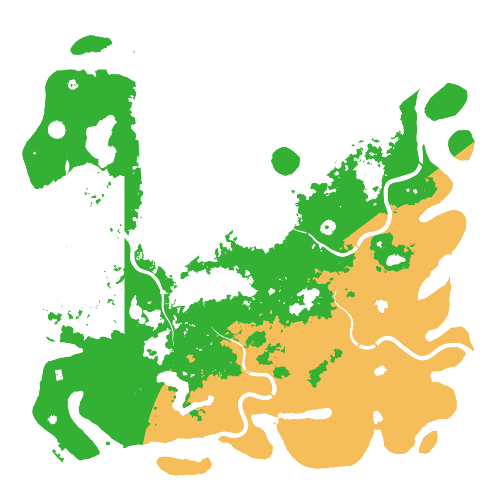 Biome Rust Map: Procedural Map, Size: 5000, Seed: 756762120