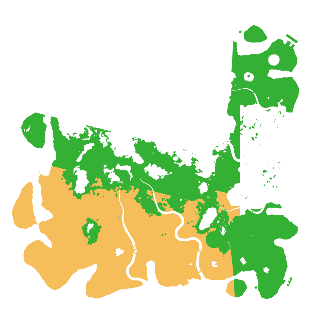 Biome Rust Map: Procedural Map, Size: 5000, Seed: 102004