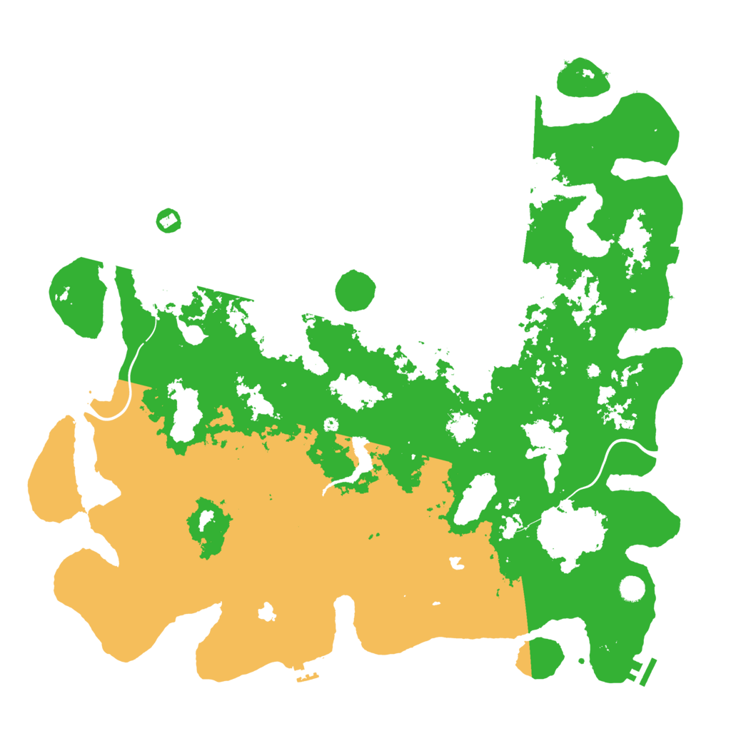 Biome Rust Map: Procedural Map, Size: 5000, Seed: 102004