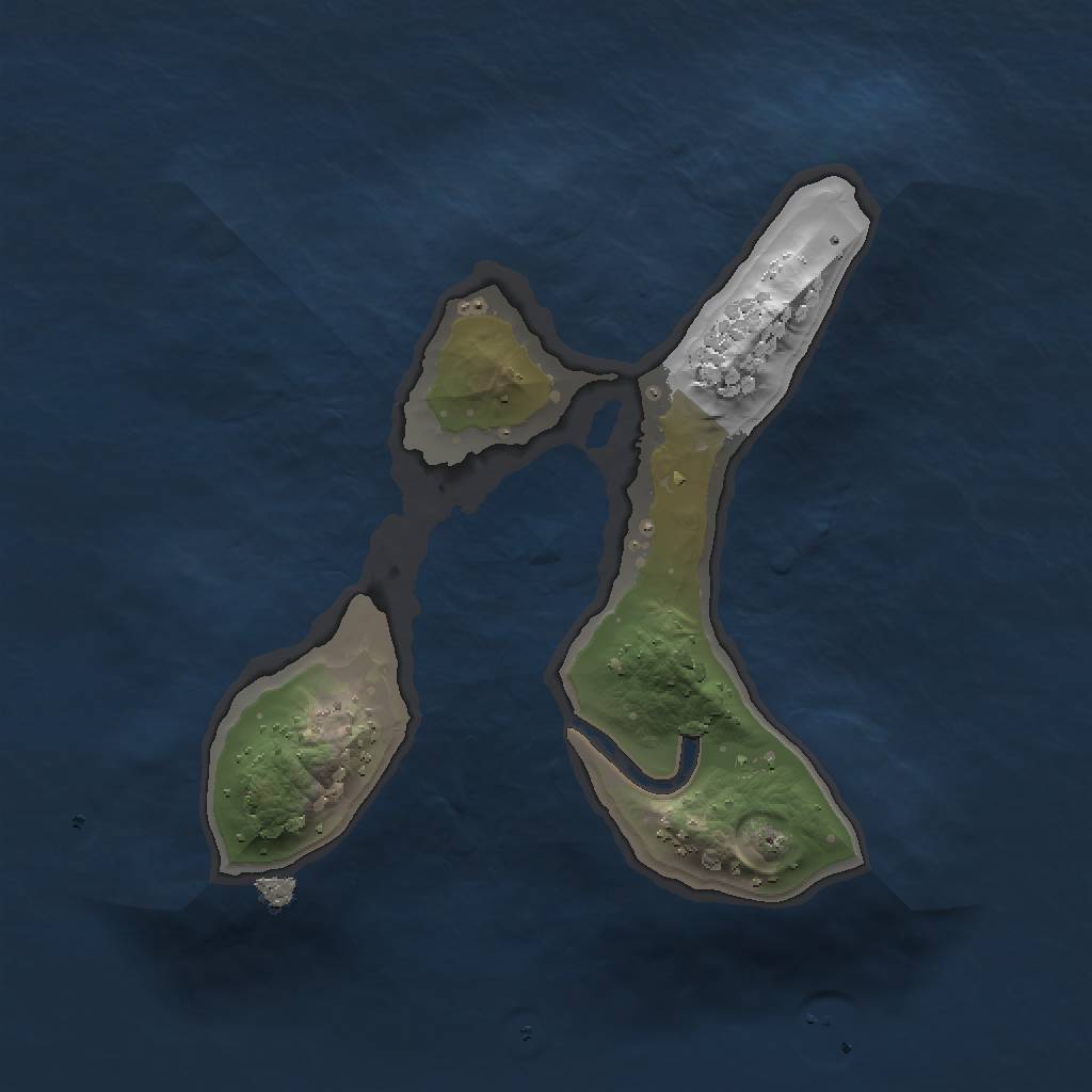 Rust Map: Procedural Map, Size: 1500, Seed: 24, 2 Monuments