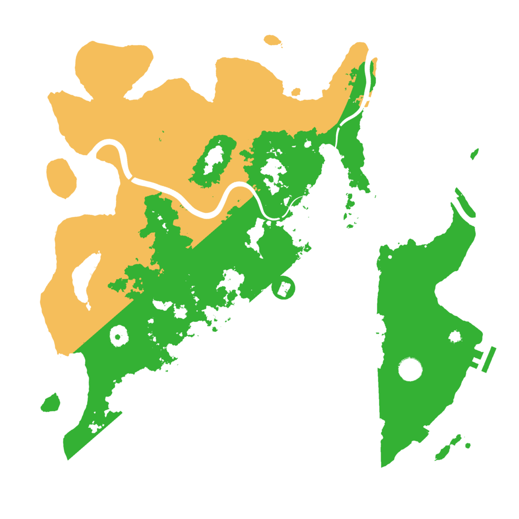 Biome Rust Map: Procedural Map, Size: 3900, Seed: 1593574096