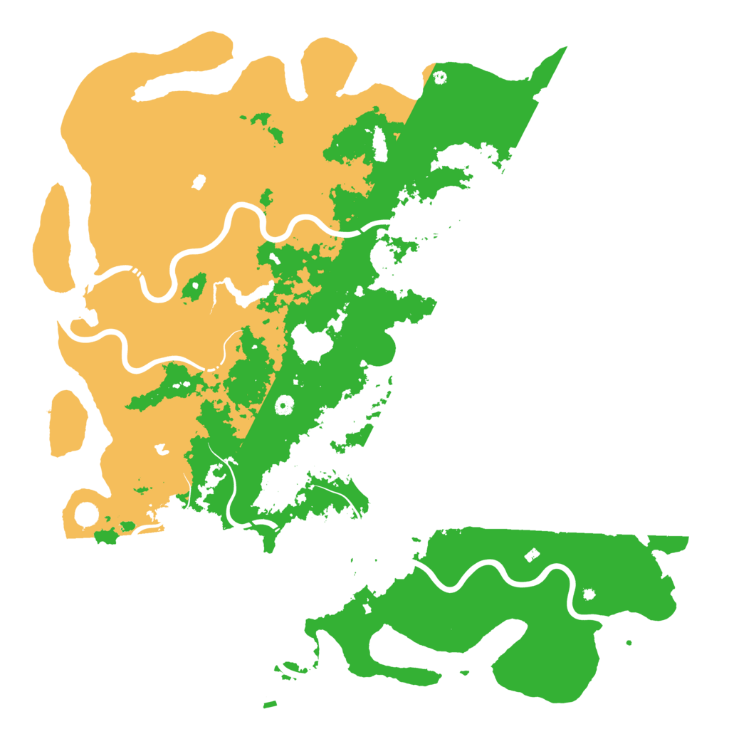 Biome Rust Map: Procedural Map, Size: 5500, Seed: 38