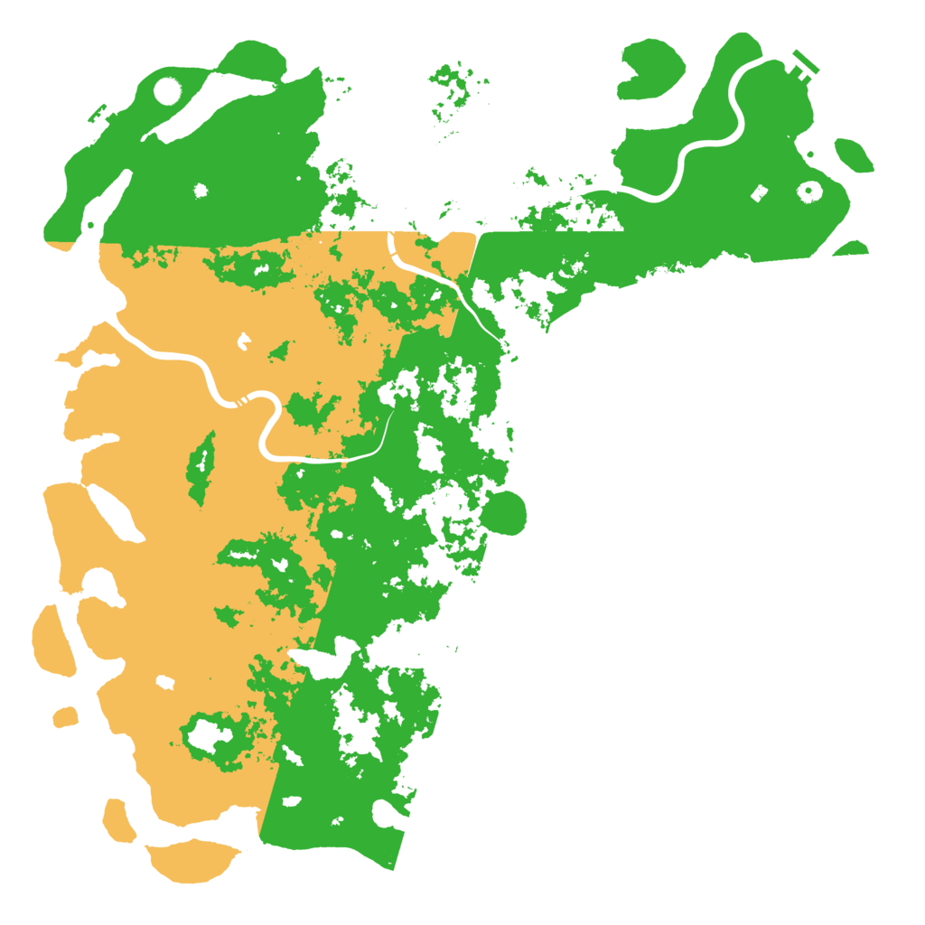 Biome Rust Map: Procedural Map, Size: 5919, Seed: 3500