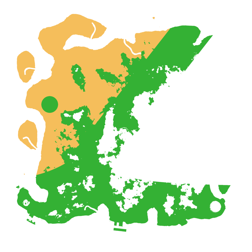 Biome Rust Map: Procedural Map, Size: 4000, Seed: 6664949