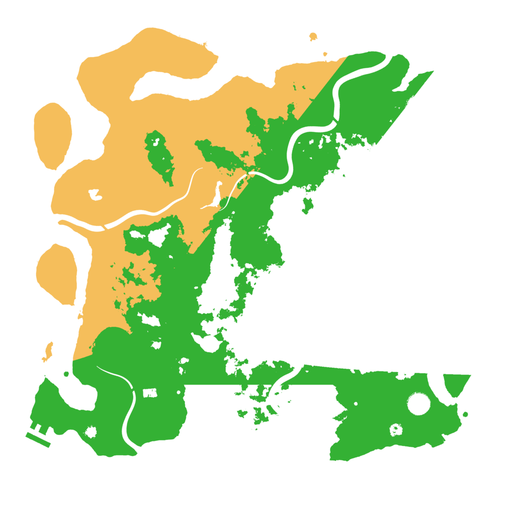 Biome Rust Map: Procedural Map, Size: 4000, Seed: 6664949