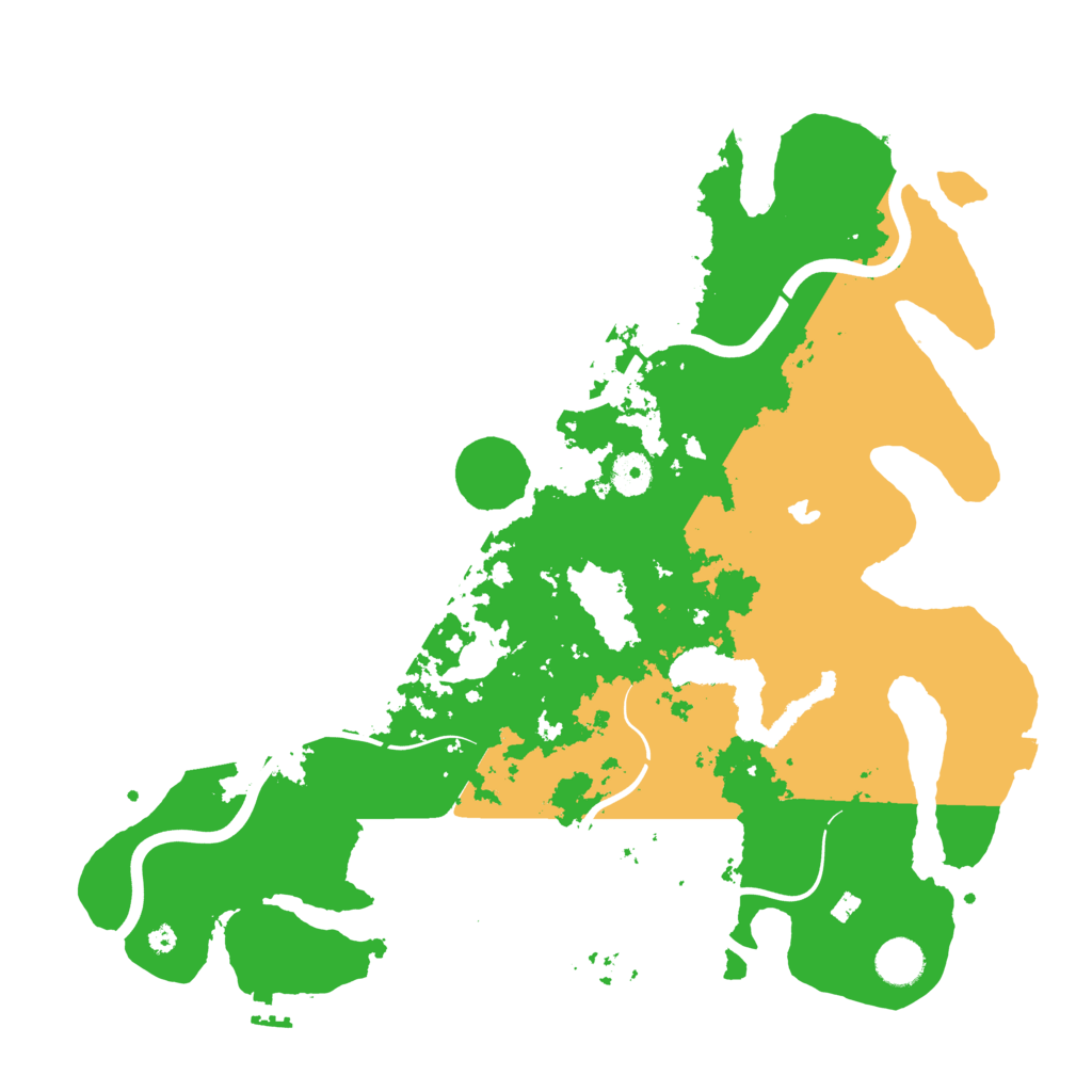 Biome Rust Map: Procedural Map, Size: 4000, Seed: 364772