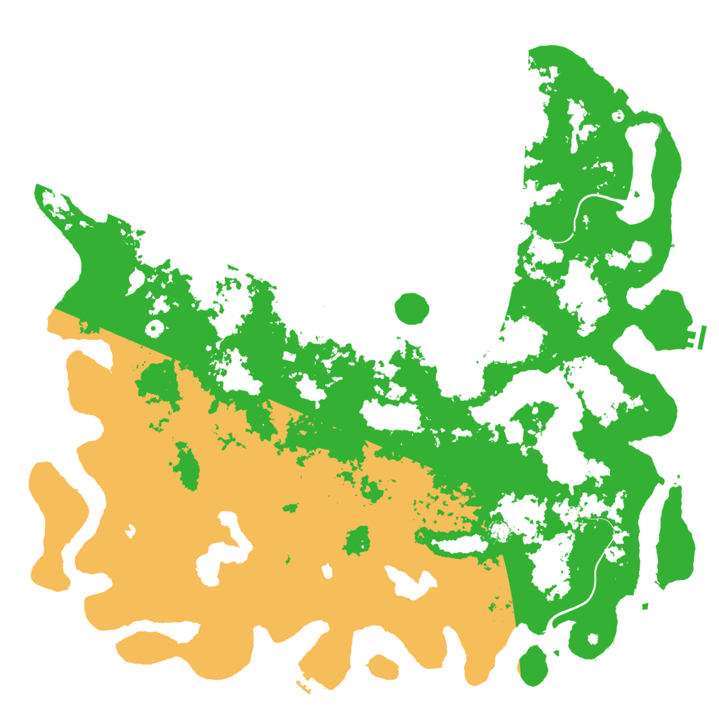 Biome Rust Map: Procedural Map, Size: 6000, Seed: 1663085278