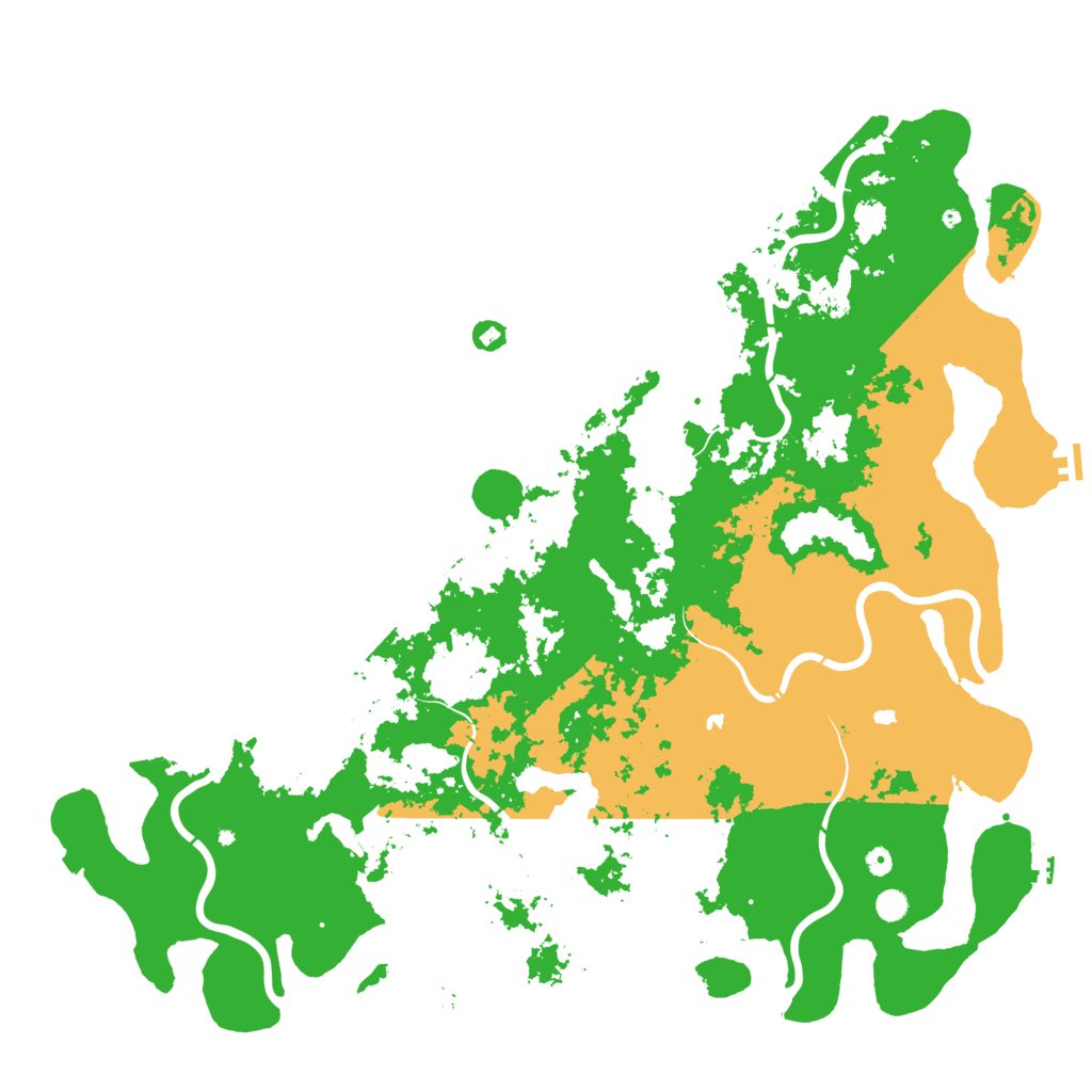 Biome Rust Map: Procedural Map, Size: 6000, Seed: 604062020