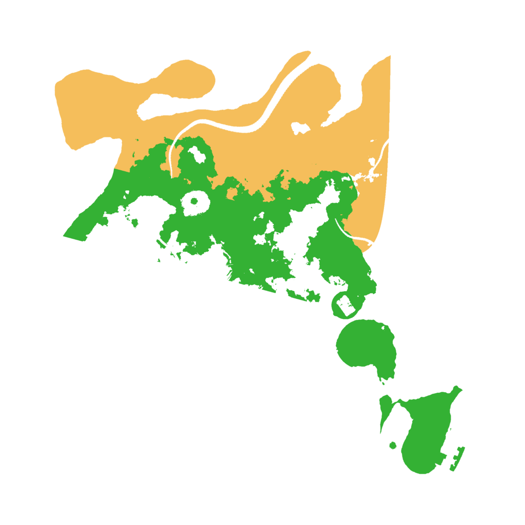 Biome Rust Map: Procedural Map, Size: 3000, Seed: 7487225