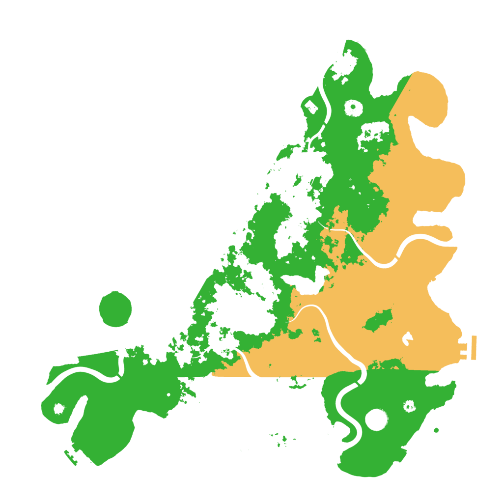 Biome Rust Map: Procedural Map, Size: 4200, Seed: 8