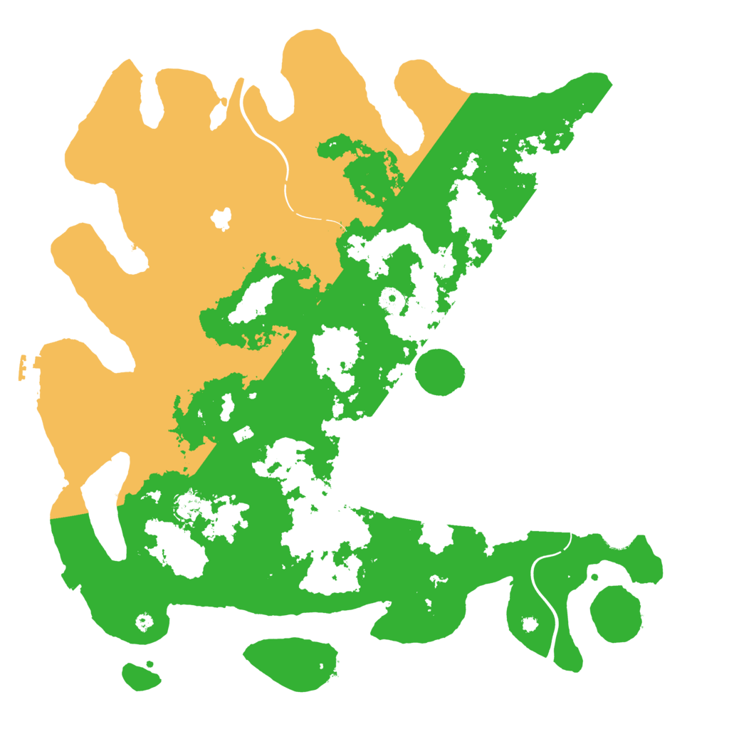 Biome Rust Map: Procedural Map, Size: 4250, Seed: 1245