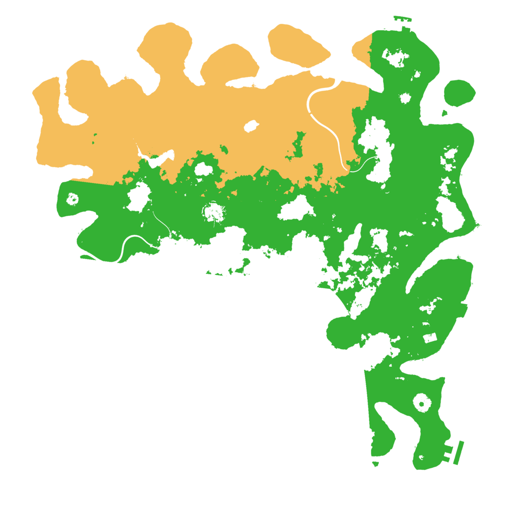 Biome Rust Map: Procedural Map, Size: 4250, Seed: 540517055