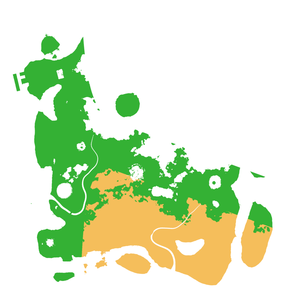 Biome Rust Map: Procedural Map, Size: 3500, Seed: 1700185158