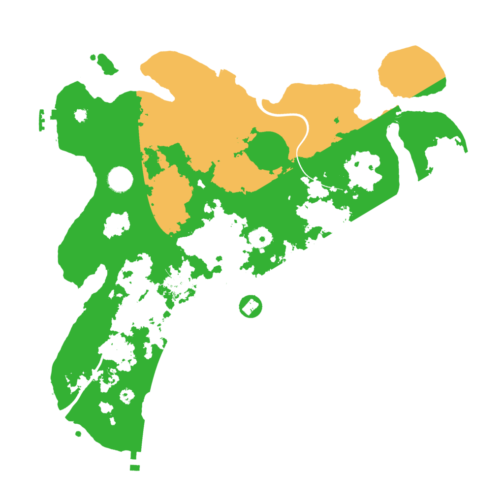 Biome Rust Map: Procedural Map, Size: 3500, Seed: 1650