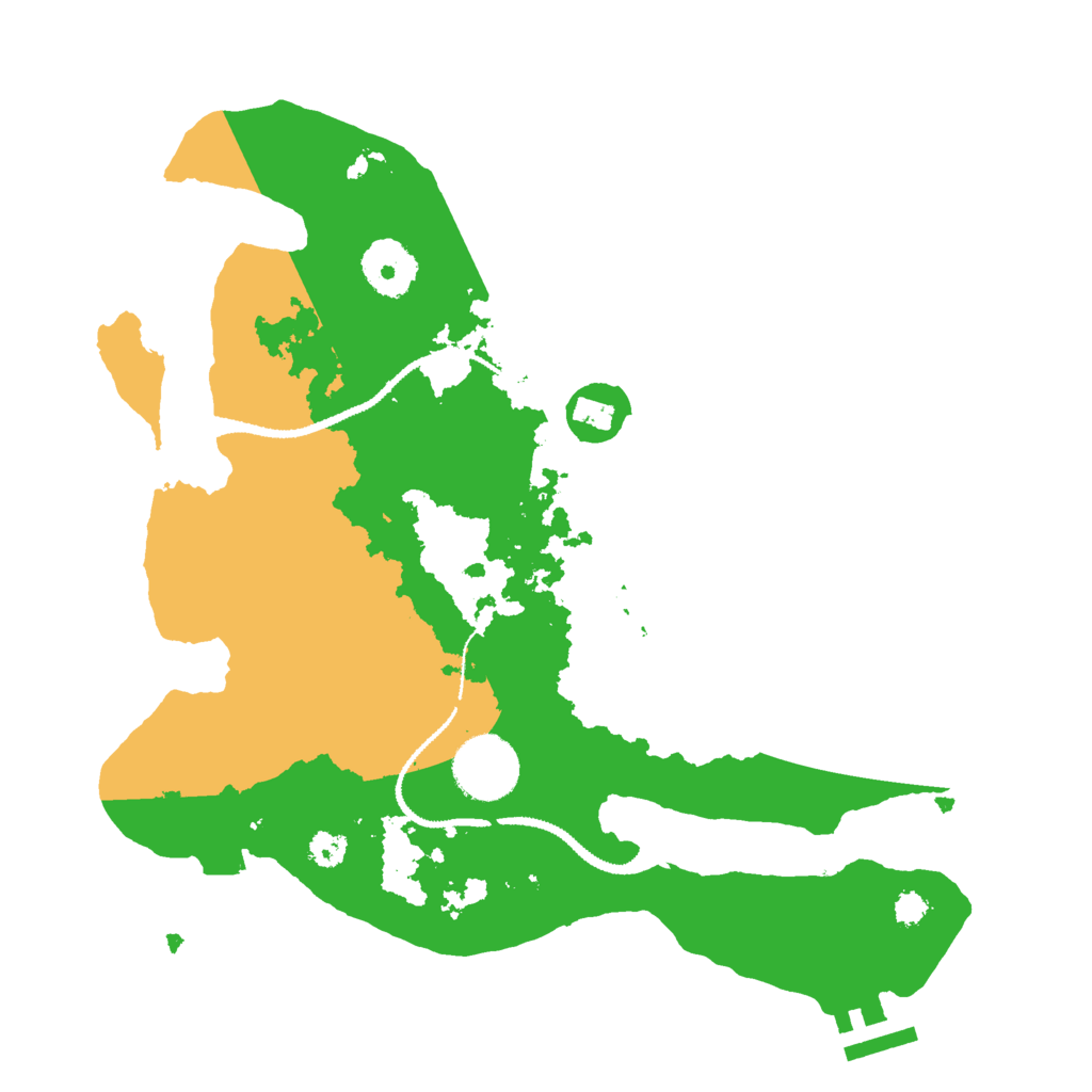 Biome Rust Map: Procedural Map, Size: 3000, Seed: 1234324