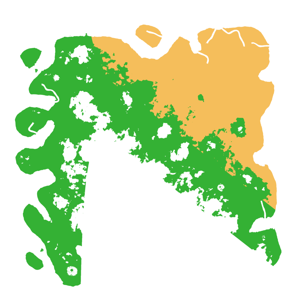 Biome Rust Map: Procedural Map, Size: 4500, Seed: 592