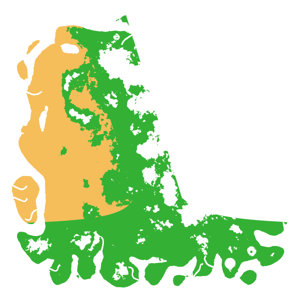 Biome Rust Map: Procedural Map, Size: 5000, Seed: 2389058