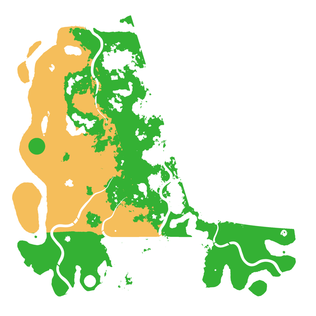 Biome Rust Map: Procedural Map, Size: 5000, Seed: 2389058