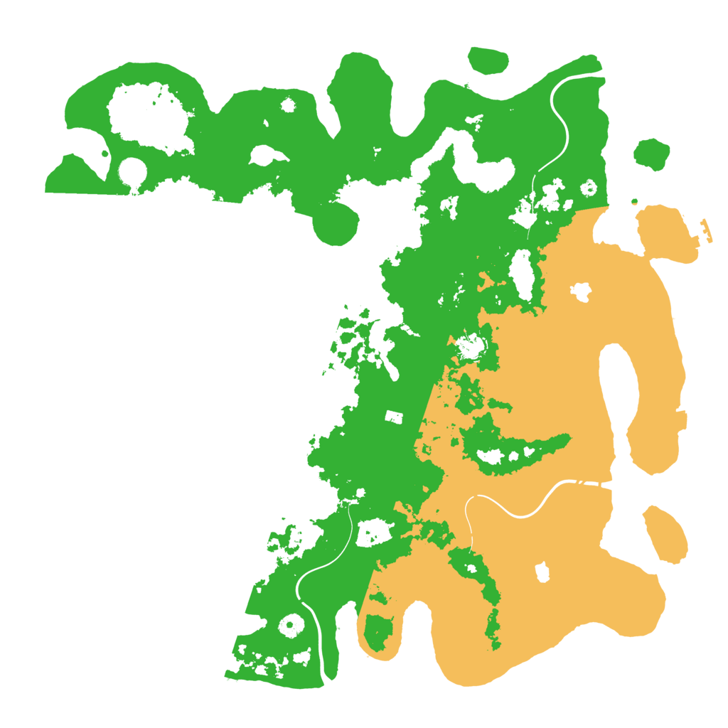 Biome Rust Map: Procedural Map, Size: 4500, Seed: 891460