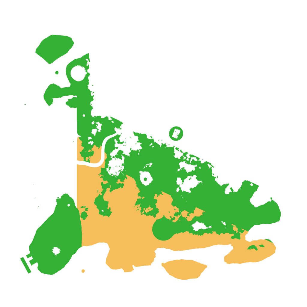 Biome Rust Map: Procedural Map, Size: 3600, Seed: 3872674