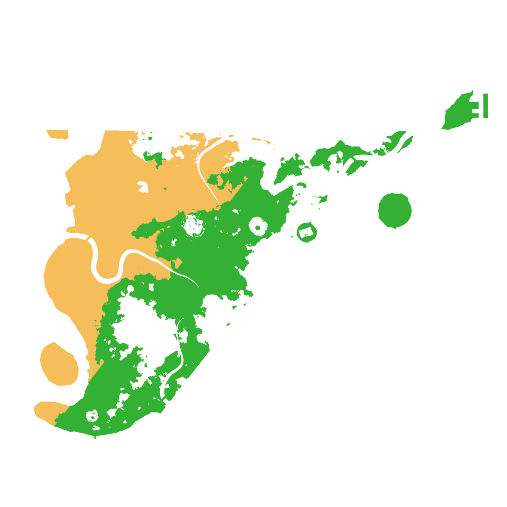 Biome Rust Map: Procedural Map, Size: 4200, Seed: 80334