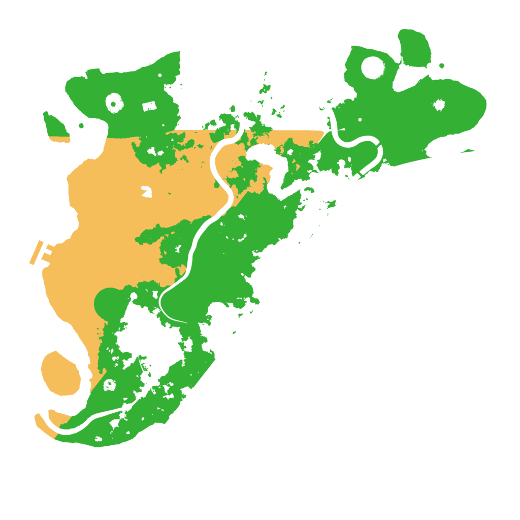 Biome Rust Map: Procedural Map, Size: 4200, Seed: 80334
