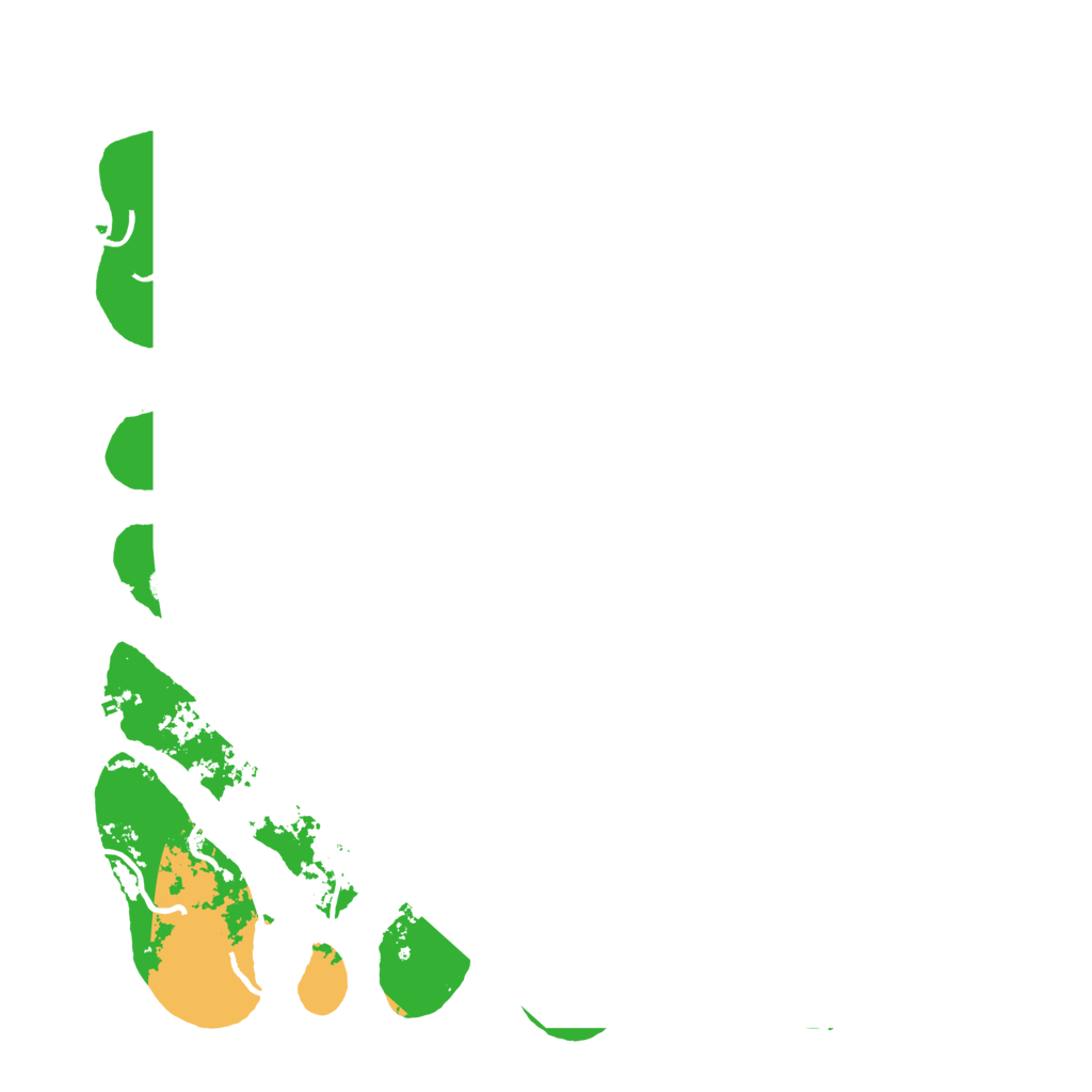 Biome Rust Map: Procedural Map, Size: 5000, Seed: 5284180