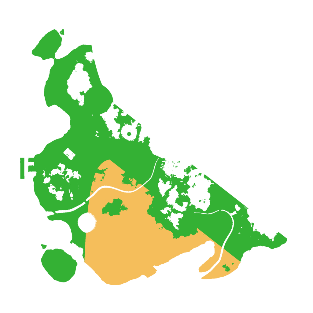 Biome Rust Map: Procedural Map, Size: 3000, Seed: 629803421
