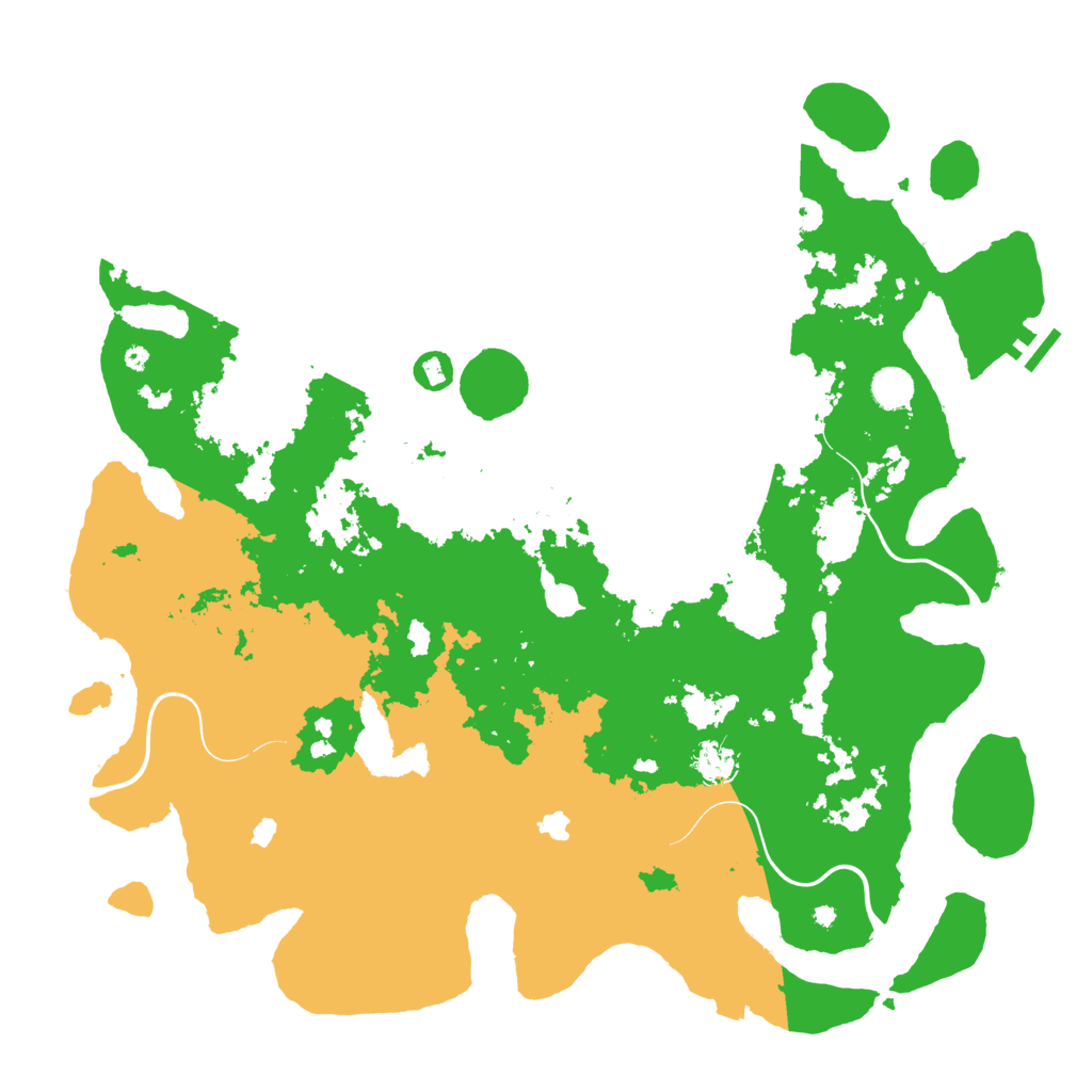 Biome Rust Map: Procedural Map, Size: 4500, Seed: 1922701638