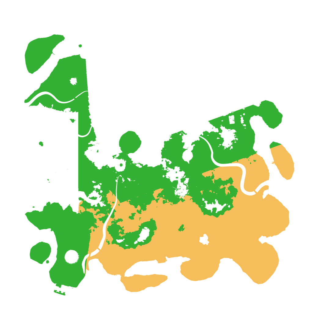 Biome Rust Map: Procedural Map, Size: 4000, Seed: 284882