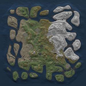 Thumbnail Rust Map: Procedural Map, Size: 4500, Seed: 171293881, 15 Monuments