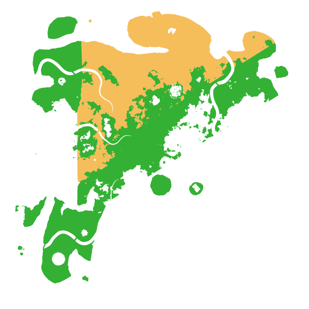 Biome Rust Map: Procedural Map, Size: 4200, Seed: 942124